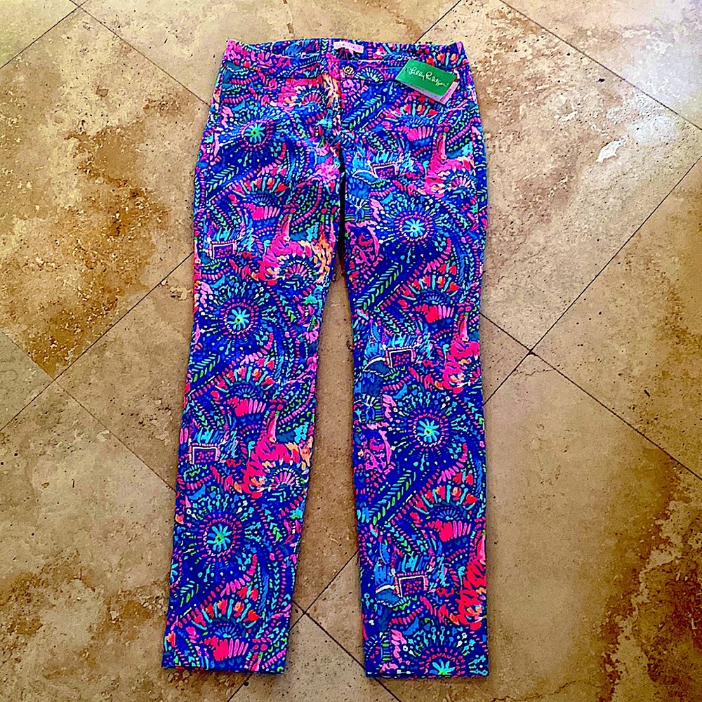 Lilly Pulitzer Kelly blue ankle pants